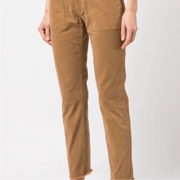 NWT Nili Lotan Jenna Slim Straight Pants in Camel - Picture 8 of 8